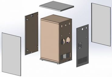 'Hybrid Korpus, Unterschrank für AquaSi und BLU Soda Geräte / MIETZUBEHÖR